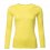 Dámské funkční triko Merino 140 dlouhý rukáv - Farba: Žlutá, Velikost: XL