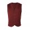 Pánská vlněná vesta Merino - Barva: Červená, Velikost-rozměr: M