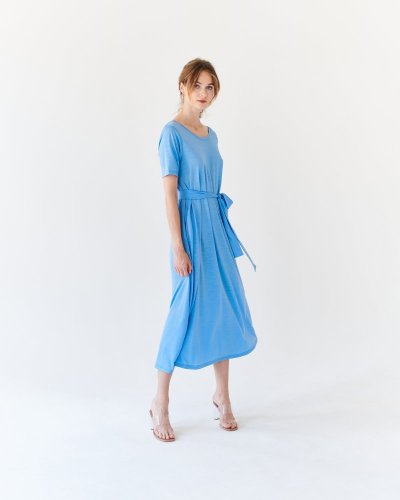 Šaty Merino 140 - Barva: Tmavě modrá, Velikost: S-M