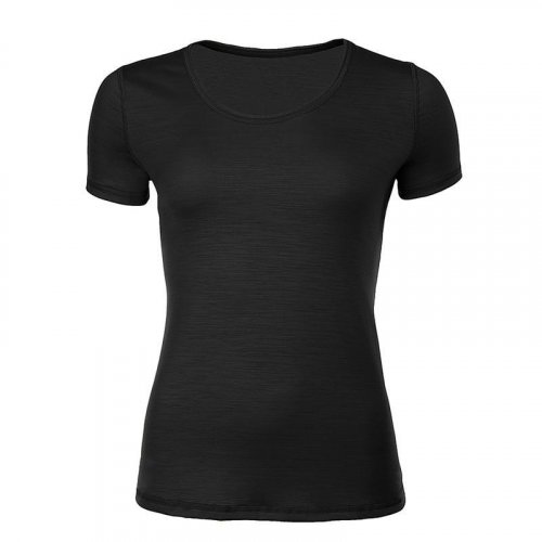 Dámské funkční tričko Merino 140 - Barva: Černá, Velikost: L