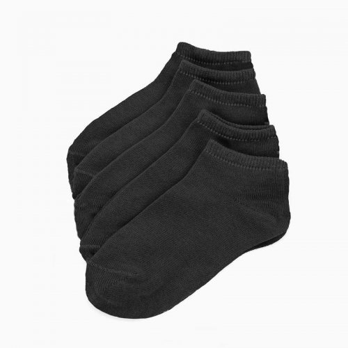Ponožky FLEXI kotníčkové 5 párů - Barva: Černá, Velikost obuvi: 23-24