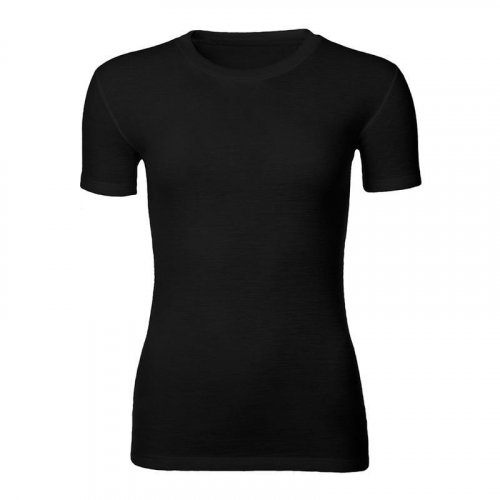 Dámské funkční tričko Merino 210 - Farba: Černá, Velikost: L