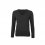 Dámský vlněný svetr s výstřihem Kašmír - Velikost: XL, Barva: Černá