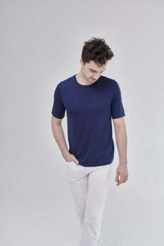 Pánské tričko Merino Basic 140 - Barva: Černá, Velikost: XL