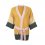 Dámské vlněné kimono - Barva: Žlutá, Velikost: XS