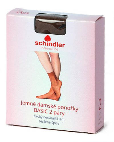 Ponožky jemné dámské BASIC 5 párů - Barva: Tělová