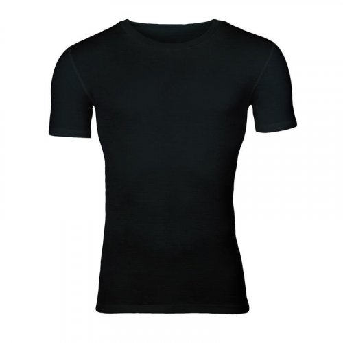 Pánské funkční tričko Merino 210 - Barva: Černá, Velikost: L