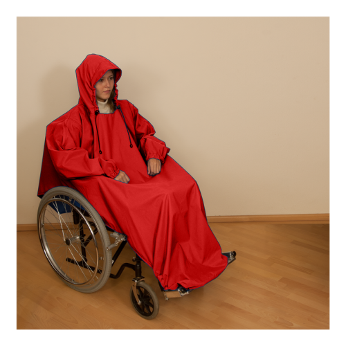 Pláštěnka s rukávem - Barva: Světle modrá