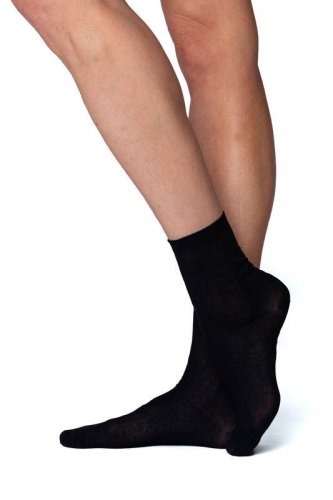 Ponožky jemné dámské elastické 2 páry - Barva: Tělová, Velikost obuvi: 25-27