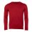 Pánský vlněný svetr Merino - Velikost: L, Barva: Červená