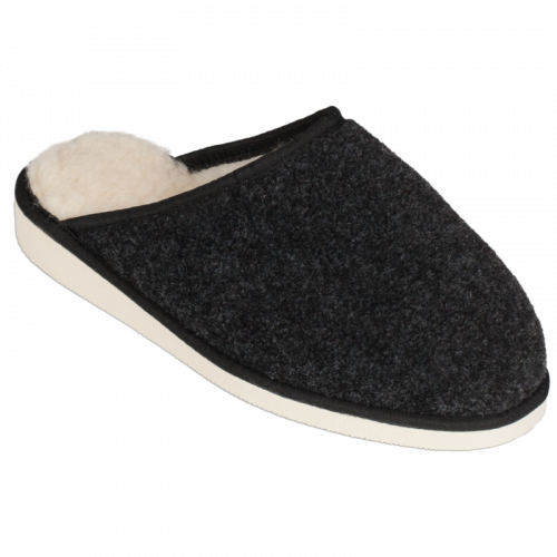 Pantofle NERA - Barva: Černý melír, Velikost obuvi: 30
